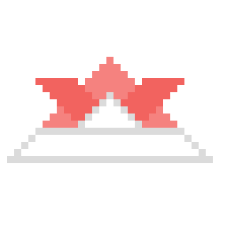 red origami helmet